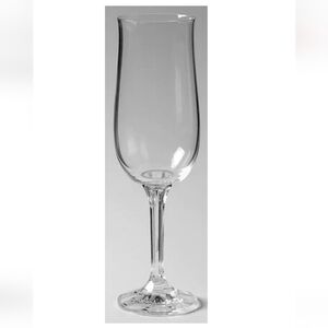 FLUTED CHAMPAGNE BOHEMIA CRYSTAL GLASSES 6 PIECES NEW